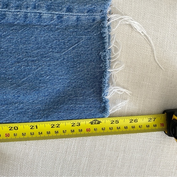 MADEWELL Perfect vintage straight jeans distressed 26 petite - Picture 9 of 12